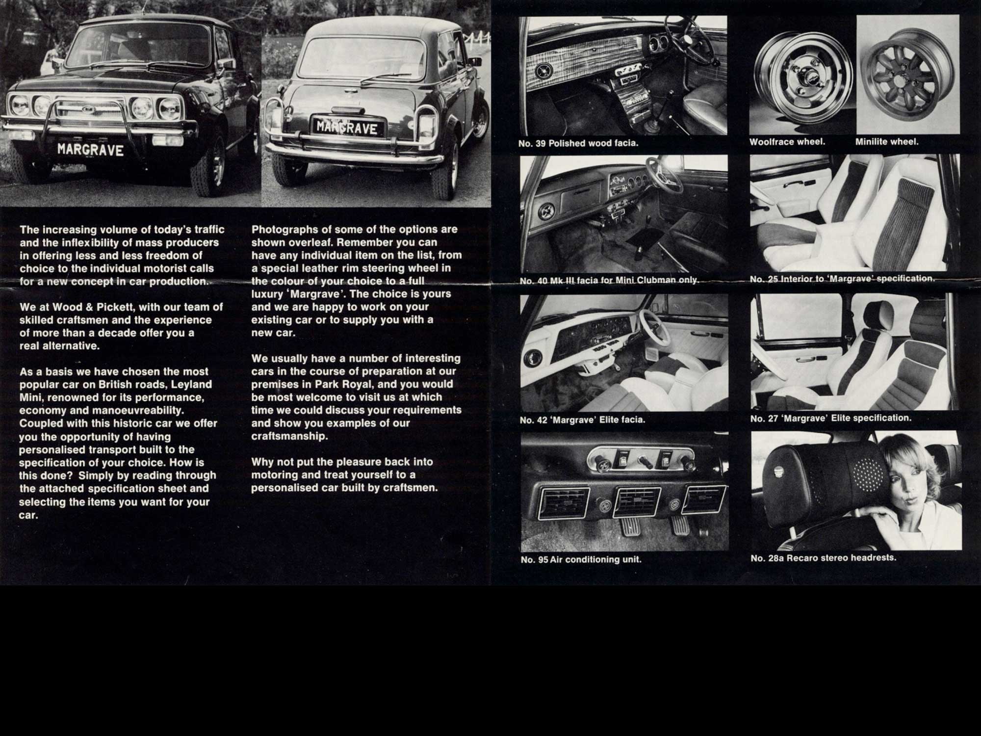 Wood & Pickett Margrave Mini brochure 1973